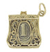 Mad Money Purse Movable Charm in 14 Karat Yellow Gold