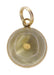 Domed Vintage Mustard Seed Charm in 14K Yellow Gold with Amulet of Faith Matthew 17:20 on Back - C394