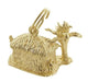 1960's Tiki Tropical Hut Charm in 14 Karat Gold
