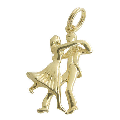 Ballroom Dancers Charm in 14 Karat Gold