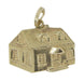 Traditional House Pendant - 14 Karat Yellow Gold