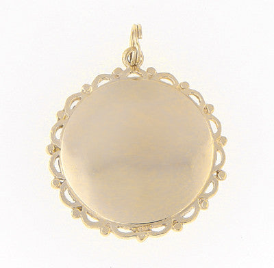 747 Jet Airplane Pendant in 14 Karat Gold - Item: C532 - Image: 2
