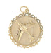 747 Jet Airplane Pendant in 14 Karat Gold