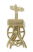 Antique Sewing Machine Charm in 14 Karat Gold