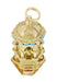 Vintage German Fountain Charm in 14 Karat Yellow Gold