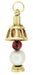 Vintage Movable Pearl Lamp Pendant Charm in 14 Karat Yellow Gold