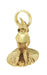 Little Gnome on a Mushroom Charm in 14 Karat Gold - Yellow or White Gold