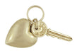 Love and Success Key to Your Heart Vintage 2 Piece Charm in 14 Karat Gold