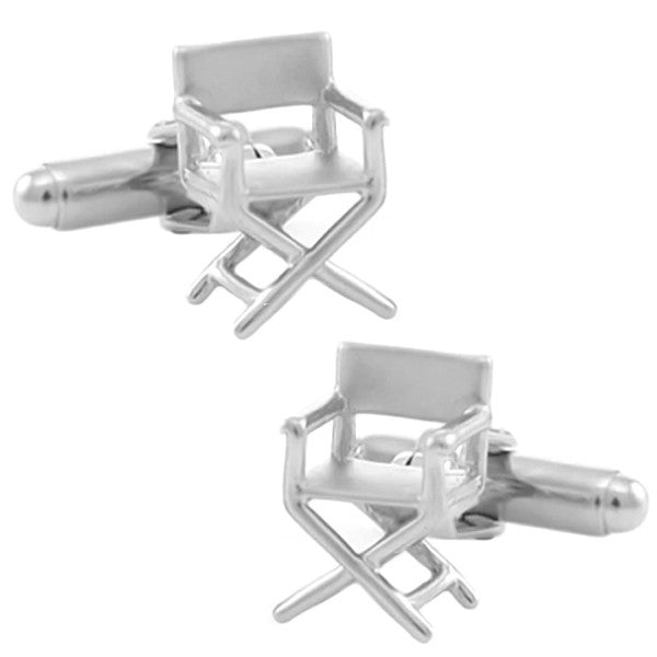 Director's Chair Cufflinks in Sterling Silver