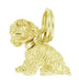 Dog Charm with Movable Head in 14 Karat Gold