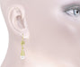 Victorian Pearl Drop Earrings in 14 Karat Yellow Gold