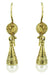 Victorian Pearl Drop Earrings in 14 Karat Yellow Gold