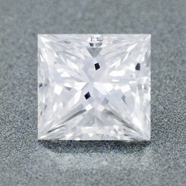 Loose 0.50 Carat Princess Cut Square Diamond D Color SI2 Clarity | GIA Report | Natural and Eye Clean