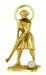 Lady Golfer Moveable Charm in 14 Karat Gold With Pearl - Vintage 1950's Pendant Design