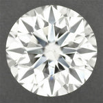 0.62 G Color SI1 Clarity Natural Loose Round Diamond EGL USA Graded Hearts and Arrows Cut