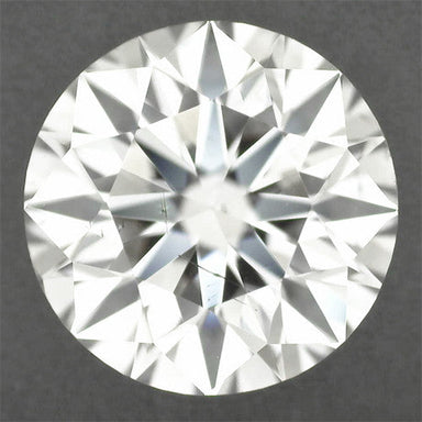 0.62 G Color SI1 Clarity Natural Loose Round Diamond EGL USA Graded Hearts and Arrows Cut