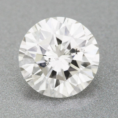 0.63 Carat Loose Round Brilliant Cut Diamond Natural H Color SI1 Clarity with EGL USA Report  |  Very Good Polish, Eye Clean