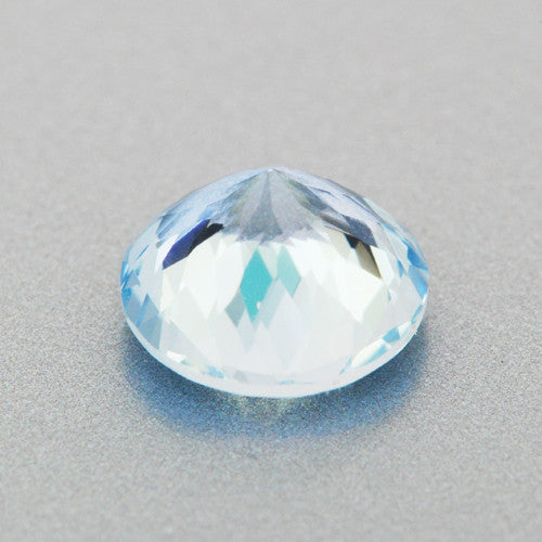 Fine 6mm Natural Loose Powder Blue Round Aquamarine Stone | 0.73 Carat - Item: AQ003246 - Image: 2