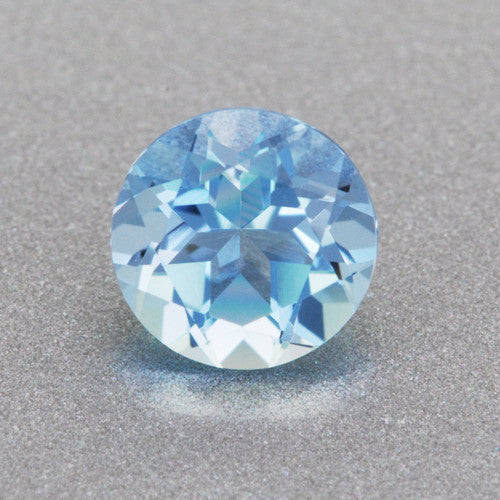 Loose Natural 0.31 Carat Round Aquamarine Deep Sky Blue | 4.5mm Stone