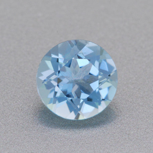 Loose 0.32 Carat Natural Round Aquamarine Gemstone | 4.6mm