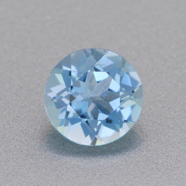 Loose 0.32 Carat Natural Round Aquamarine Gemstone | 4.6mm