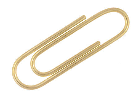 Tiffany & Co. Vintage Paper Clip Money Clip in 14 Karat Gold