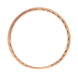 Mens Antique Style Art Deco Engraved Wheat Wedding Ring in 14 Karat Rose Gold - 4mm