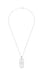 Art Deco Filigree Ichthus Fish Diamond Necklace in Sterling Silver - Vintage 1930's Design