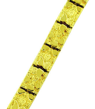 Nugget Bracelet in 14 Karat Gold