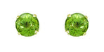 Arizona Peridot Stud Earrings in 18 Karat Gold