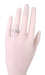 Art Deco Fenwick Diamond Antique Wedding Ring in Platinum - Size 6