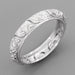 Art Deco Granby Antique Scrolls Platinum and Diamond Wedding Ring - Size 6 3/4