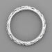 Art Deco Granby Antique Scrolls Platinum and Diamond Wedding Ring - Size 6 3/4