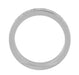 Mens Art Deco Antique Style Engraved Floral Fan Millgrain Edged Wedding Ring in White Gold | 4mm