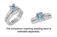 Art Deco 1 Carat Aquamarine and Diamonds Engraved Engagement Ring in Platinum