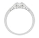Mayfair Art Deco Platinum Filigree Diamond Engagement Ring