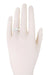 Mayfair Filigree Art Deco Diamond Engagement Ring in White Gold
