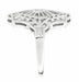 Nature Inspired Art Deco Filigree Diamond Cocktail Ring in White Gold