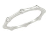 Platinum and Diamond Galaxy Wedding Ring - Size 6