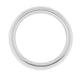 Size 4 - Women's 3 mm Heavy "Comfortable Fit" Wedding Band in 14 Karat White Gold