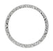 Mardi Gras Retro Carved Wedding Band in White Gold - 3mm Wide
