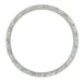 Art Deco Millgrain Floral Wedding Ring in 14 Karat White Gold