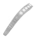 Platinum Art Deco Curved Engraved Wheat Diamond Wedding Band