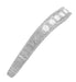 Art Deco Curved Engraved Wheat Diamond Palladium Wedding Band