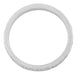 Love Anchor & Cross Vintage Engraved Wedding Band in White Gold - 3mm