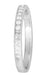 Art Deco Diamond Engraved Wheat Wedding Band in 14 or 18 Karat White Gold
