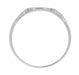 Art Nouveau Vines Oval Signet Ring in White Gold - 10K or 14K