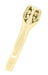 Art Deco Filigree "Three Stone" Diamond Ring in Yellow Gold