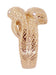 Men's Double Serpent Snake Ring with Diamond Eyes in 14 Karat Rose Gold