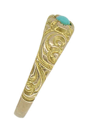 Antique Victorian Baby Ring in 14 Karat Gold - Item: R917 - Image: 2